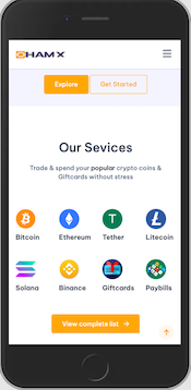 Crypto, Giftcards & utility platform